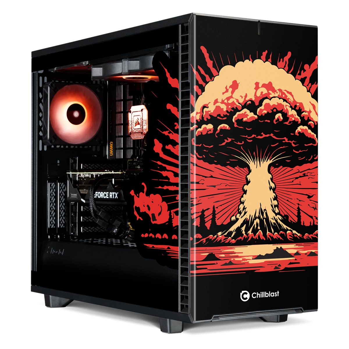 Atomic AMD Ryzen 7 RTX 4070 Ti SUPER 2TB SSD Gaming PC