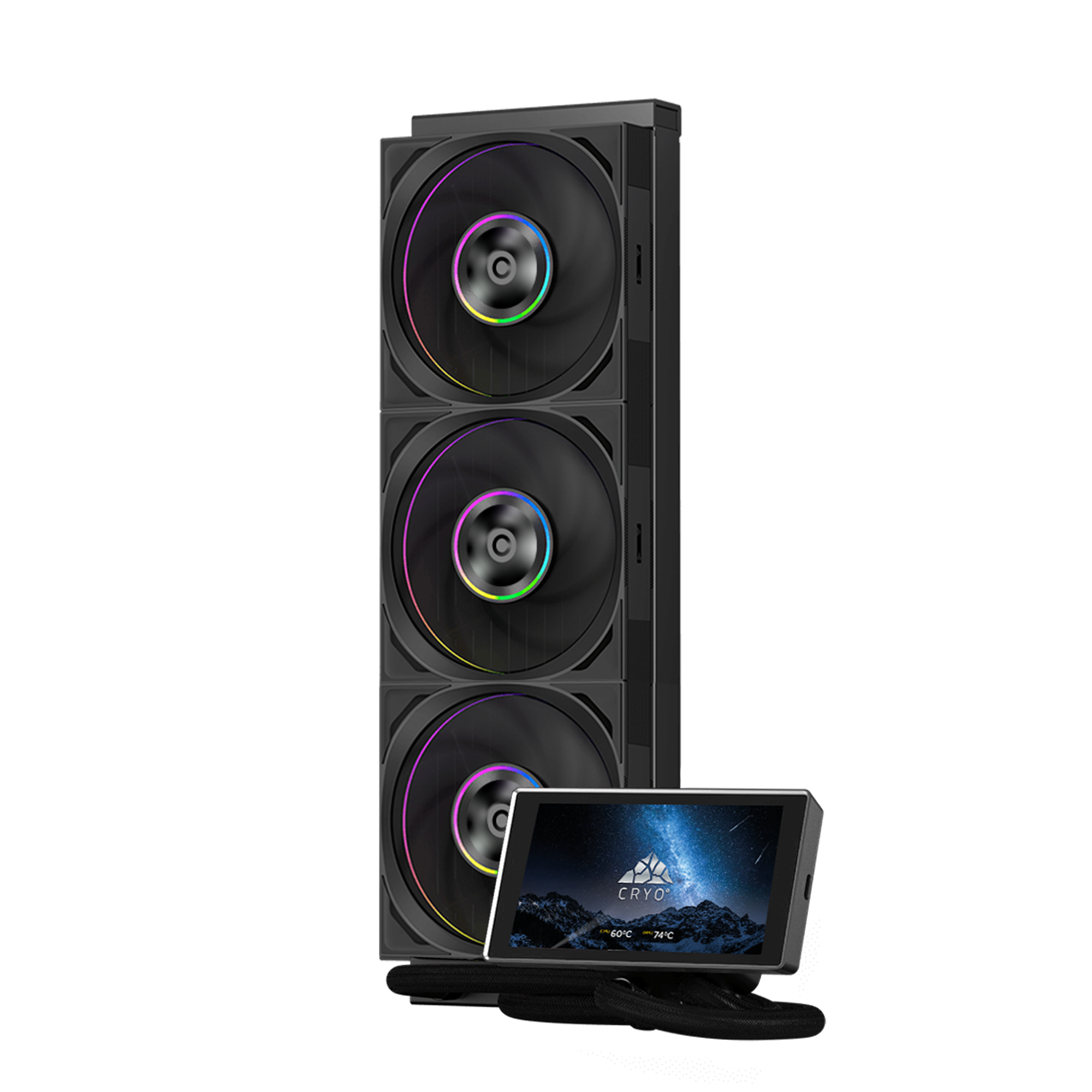 Chillblast Cryo Storm 360 ARGB AIO Cooler + Cryo Display 5" Screen