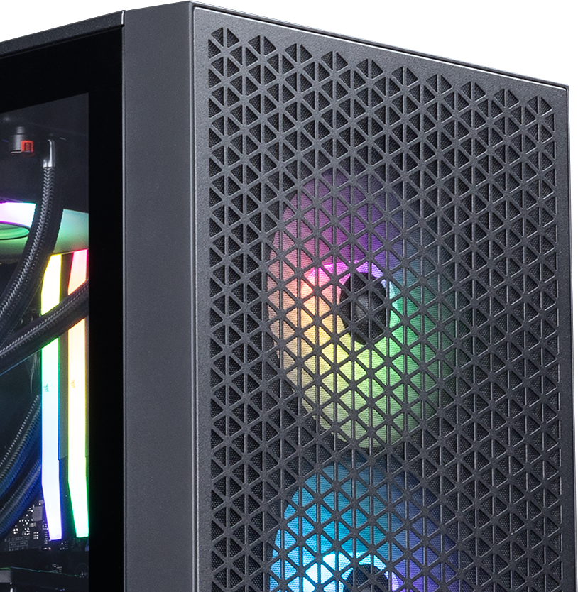 The Corsair 3000D RGB AIRFLOW case in black