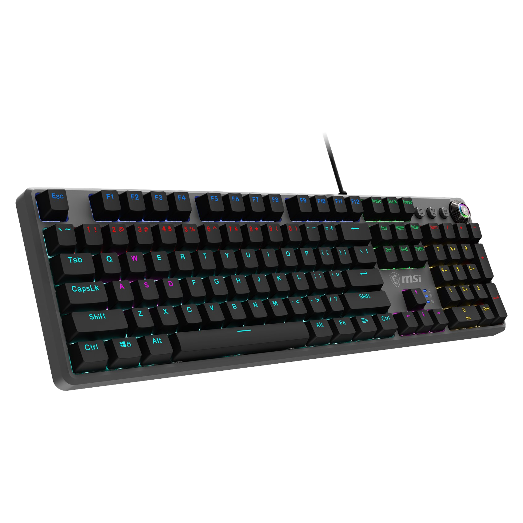 MSI FORGE GK310 Gaming Keyboard with Red Switches