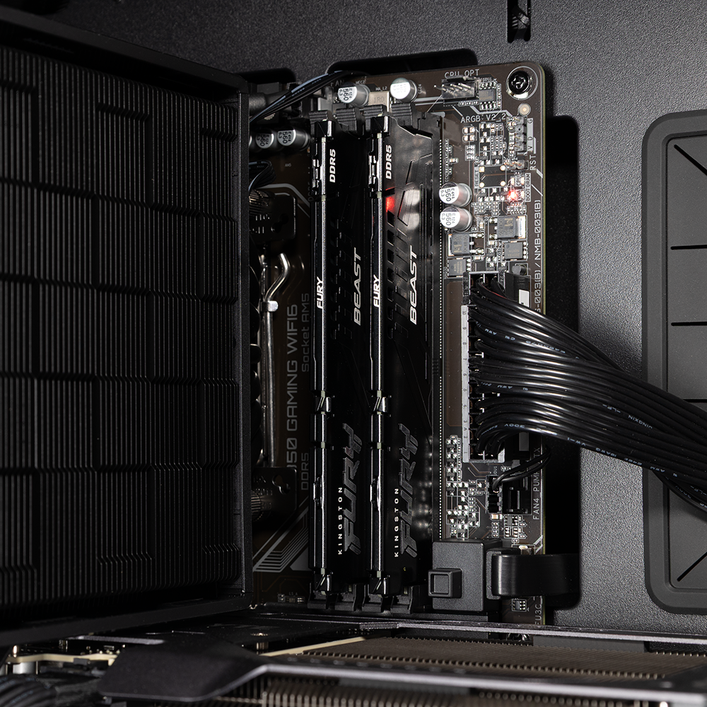 The memory installed into their DIMM slots