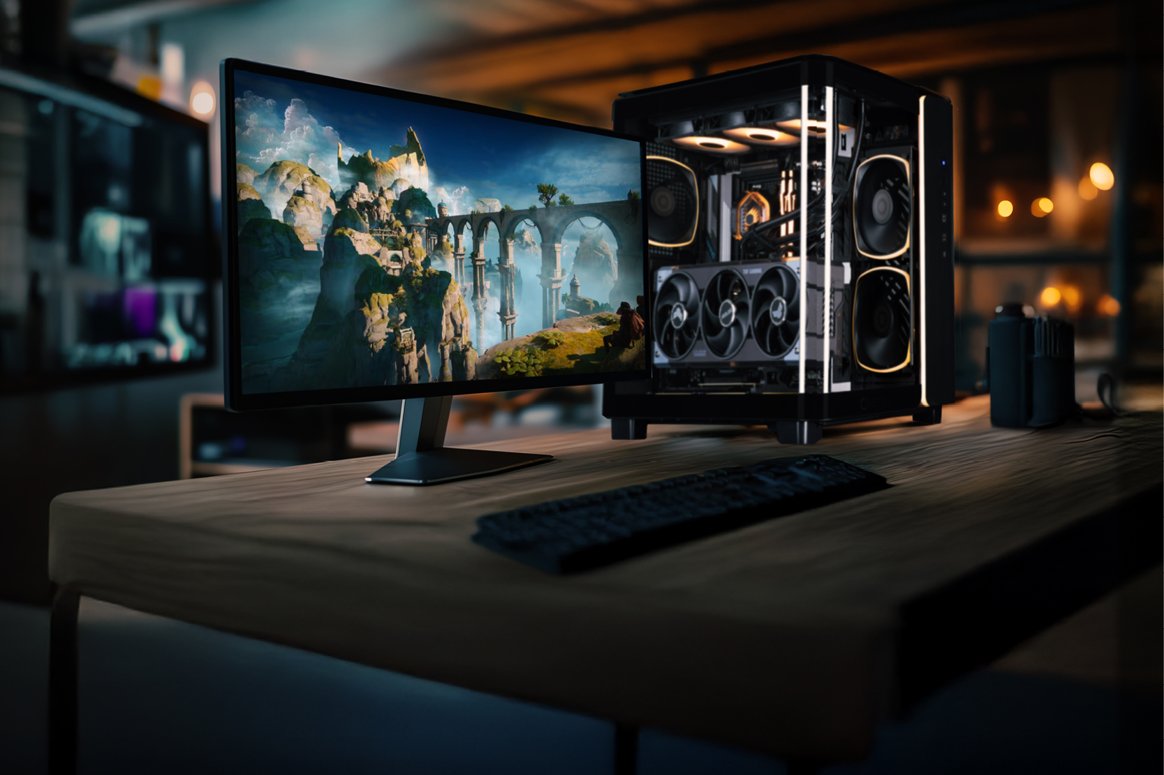 Save £300 on any monitor when you buy an RTX 5090 PC