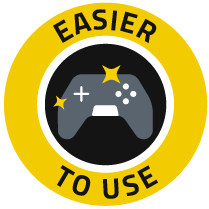 Easier to use