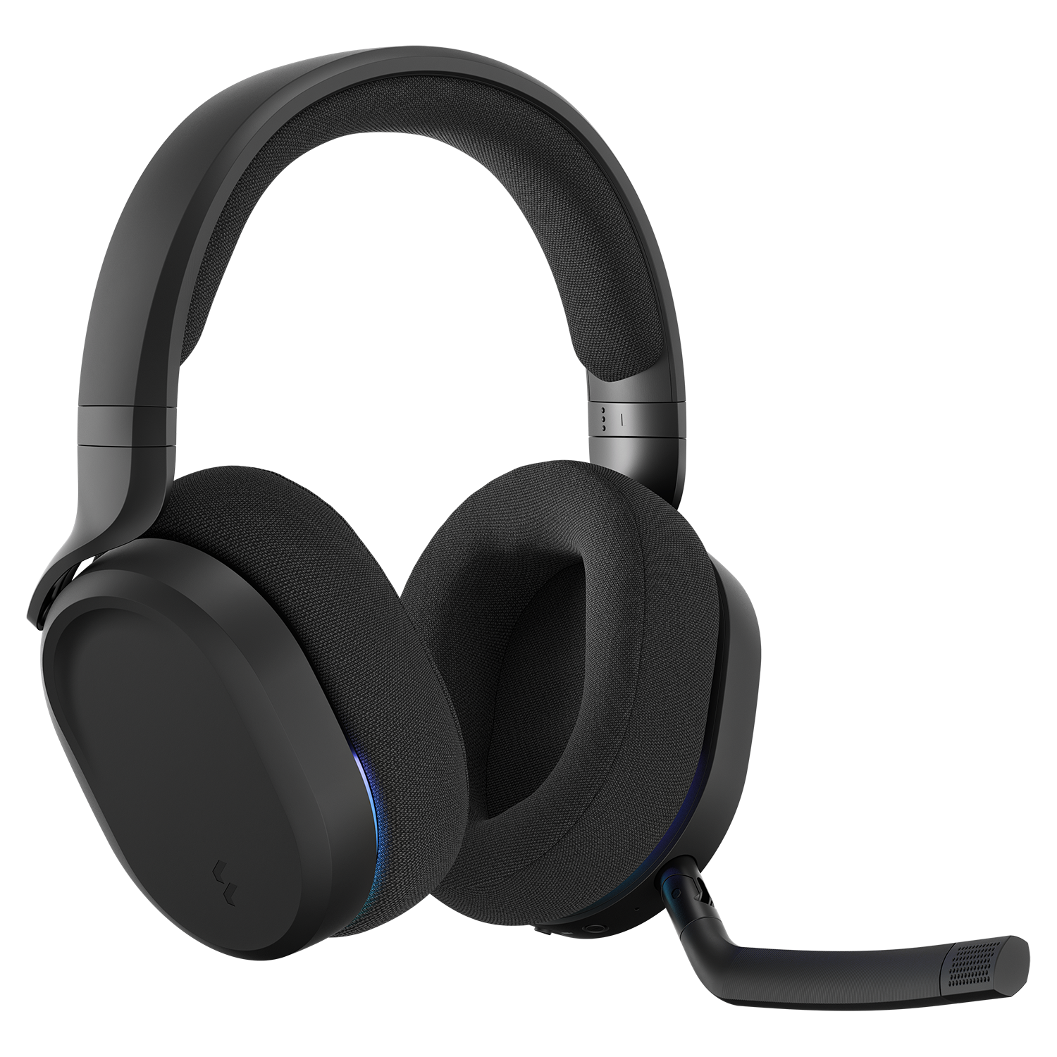 The Fractal Scape Dark headset with detachable microphone