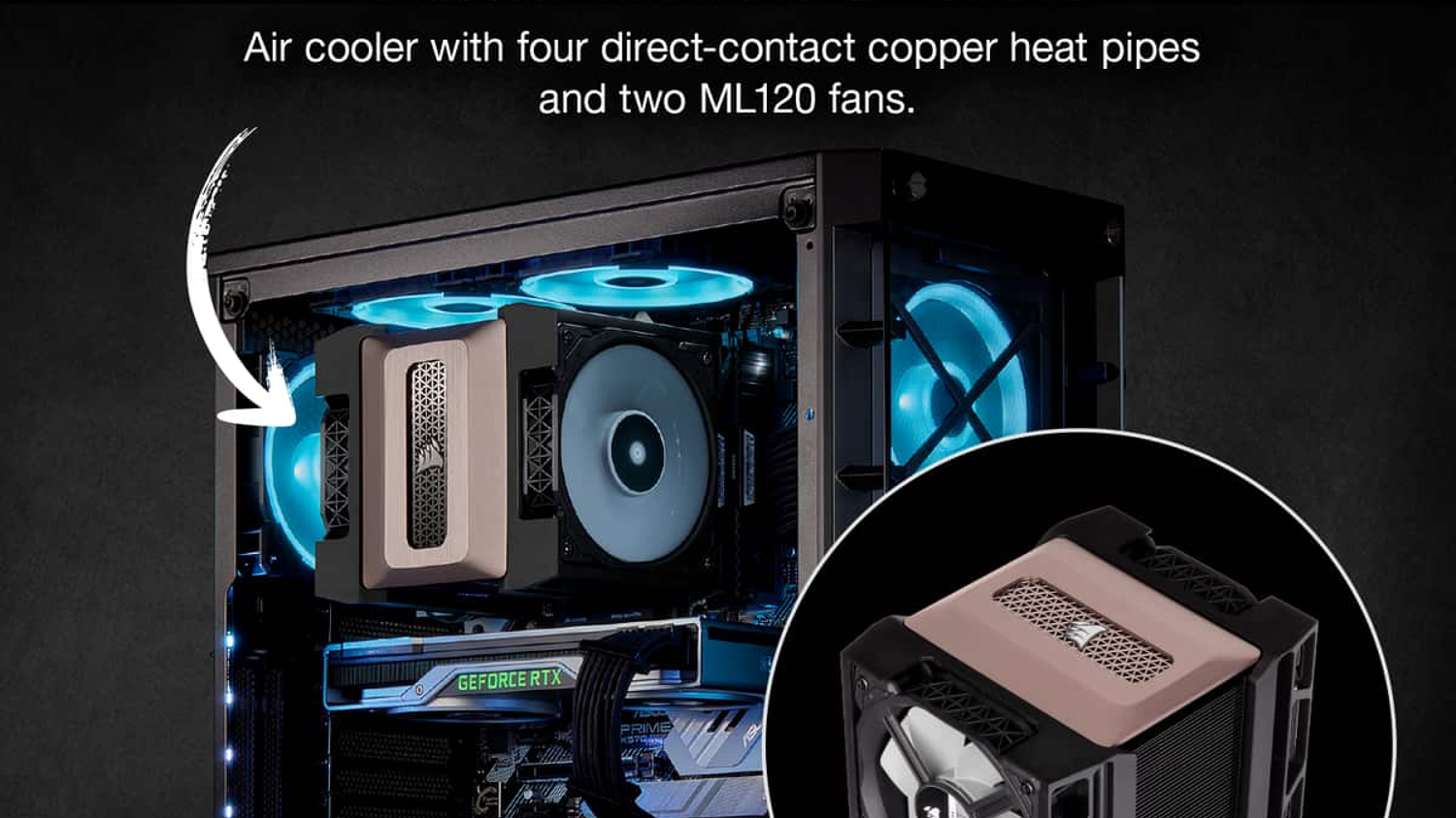 Corsair A500 CPU Air Cooler Review