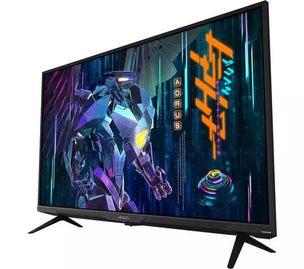Image of the Gigabyte Aorus FV43U gaming monitor 