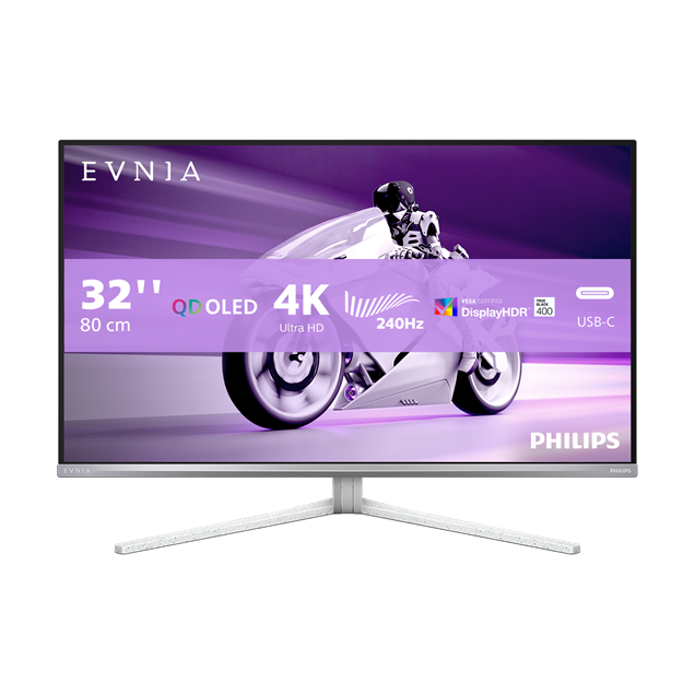 Philips Evnia 32M2N8900 32 inch 4K UHD 240Hz QD-OLED Gaming Monitor