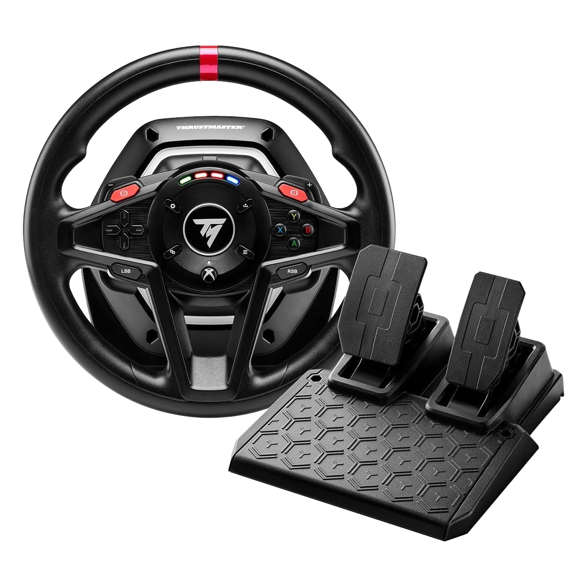 Thrustmaster T128 Black Steering wheel + Pedals PC Xbox One Xbox One S Xbox One X Xbox Series S Xbox Series X