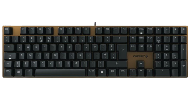 Cherry KC 200 MX Minimalist Mechanical Wired USB QWERTY UK English Keyboard
