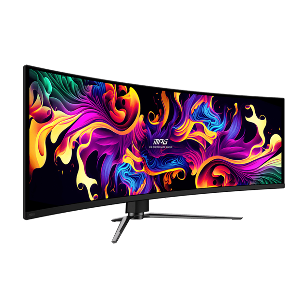 MSI MPG 491CQPX Dual Quad HD 49" Curved QD-OLED Gaming Monitor - Black