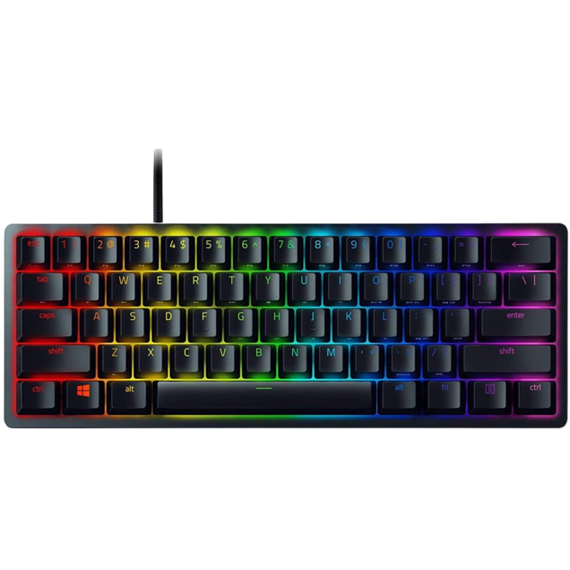 Razer Huntsman Mini 60% Gaming Keyboard with Razer Purple Optical Switch