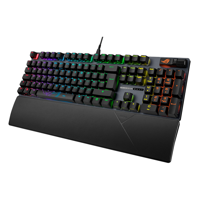 ASUS ROG Strix Scope II RX Mechanical RGB Gaming Keyboard in Black, ROG RX Red Switches