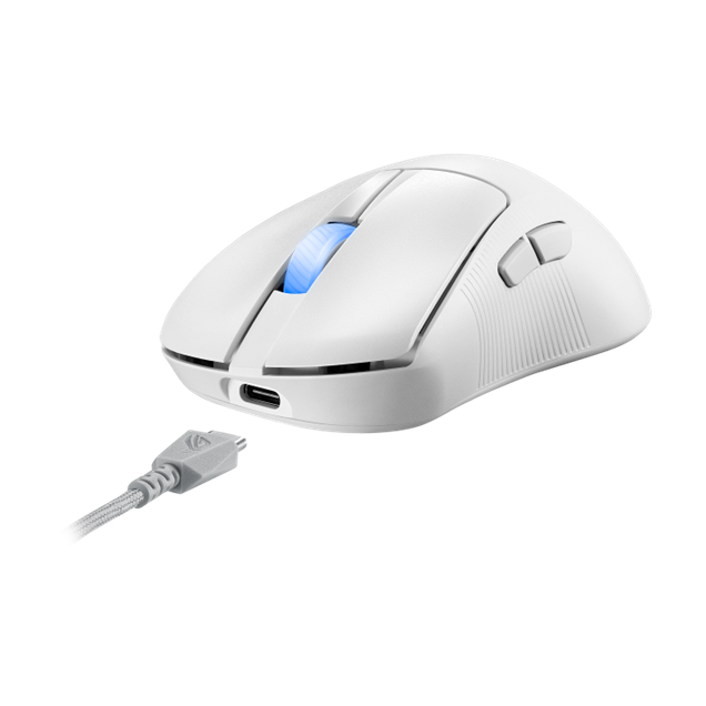 ASUS ROG Keris II Ace Wireless Lightweight White Gaming Mouse