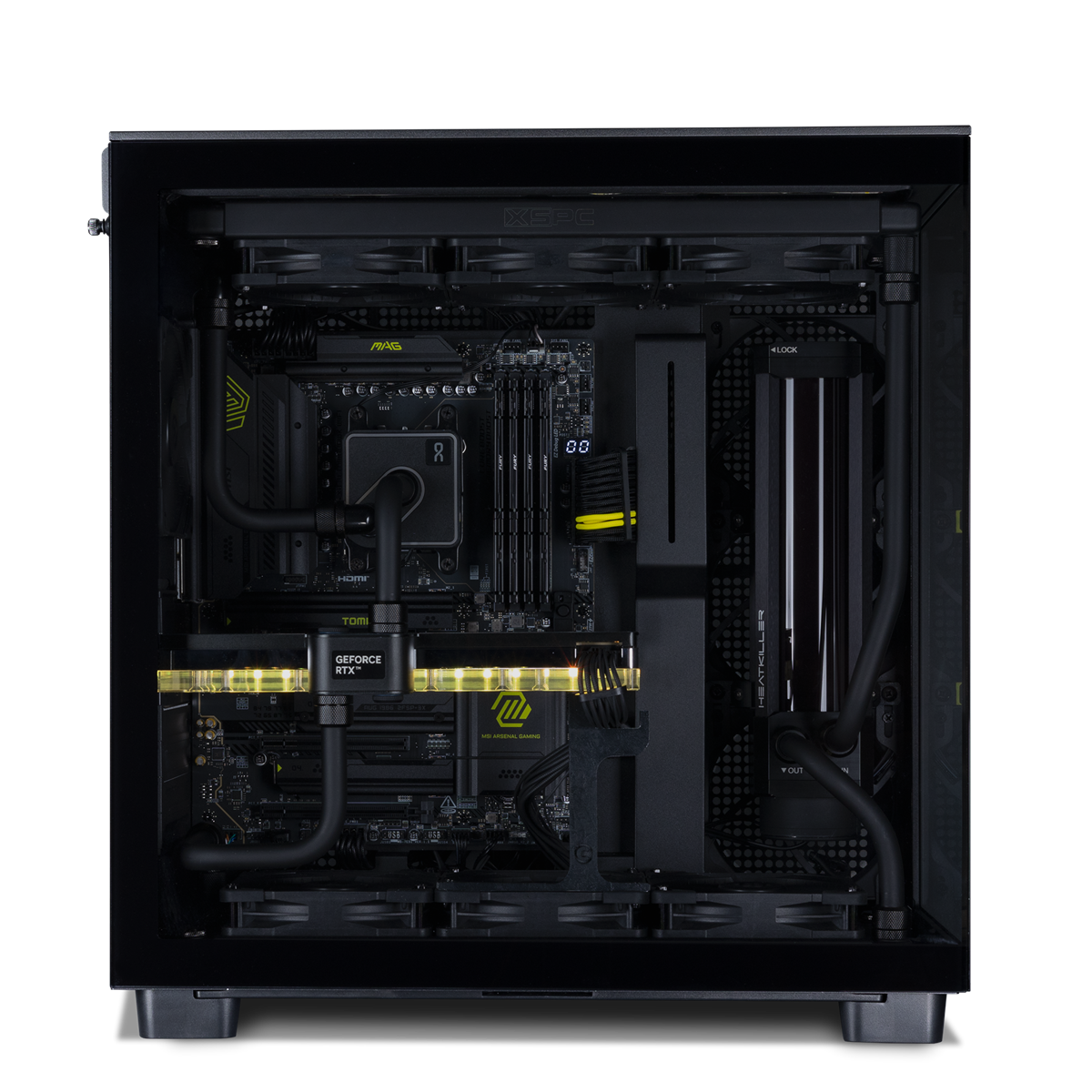 Obsidian Ryzen 9 RTX 5090 Water Cooled Origin Gaming PC