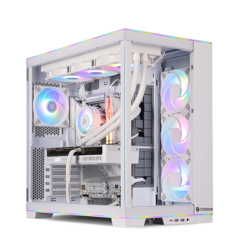 The Vertex Ryzen 7 RTX 5080 White Gaming PC