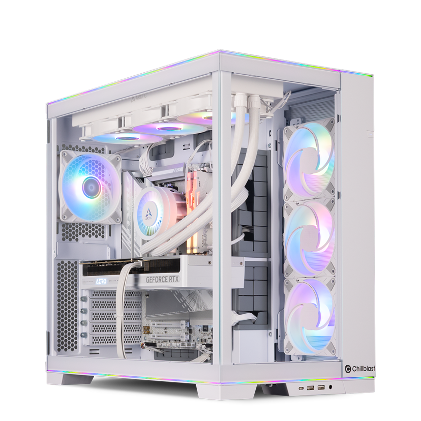The Vertex Ryzen 7 RTX 5080 White Gaming PC