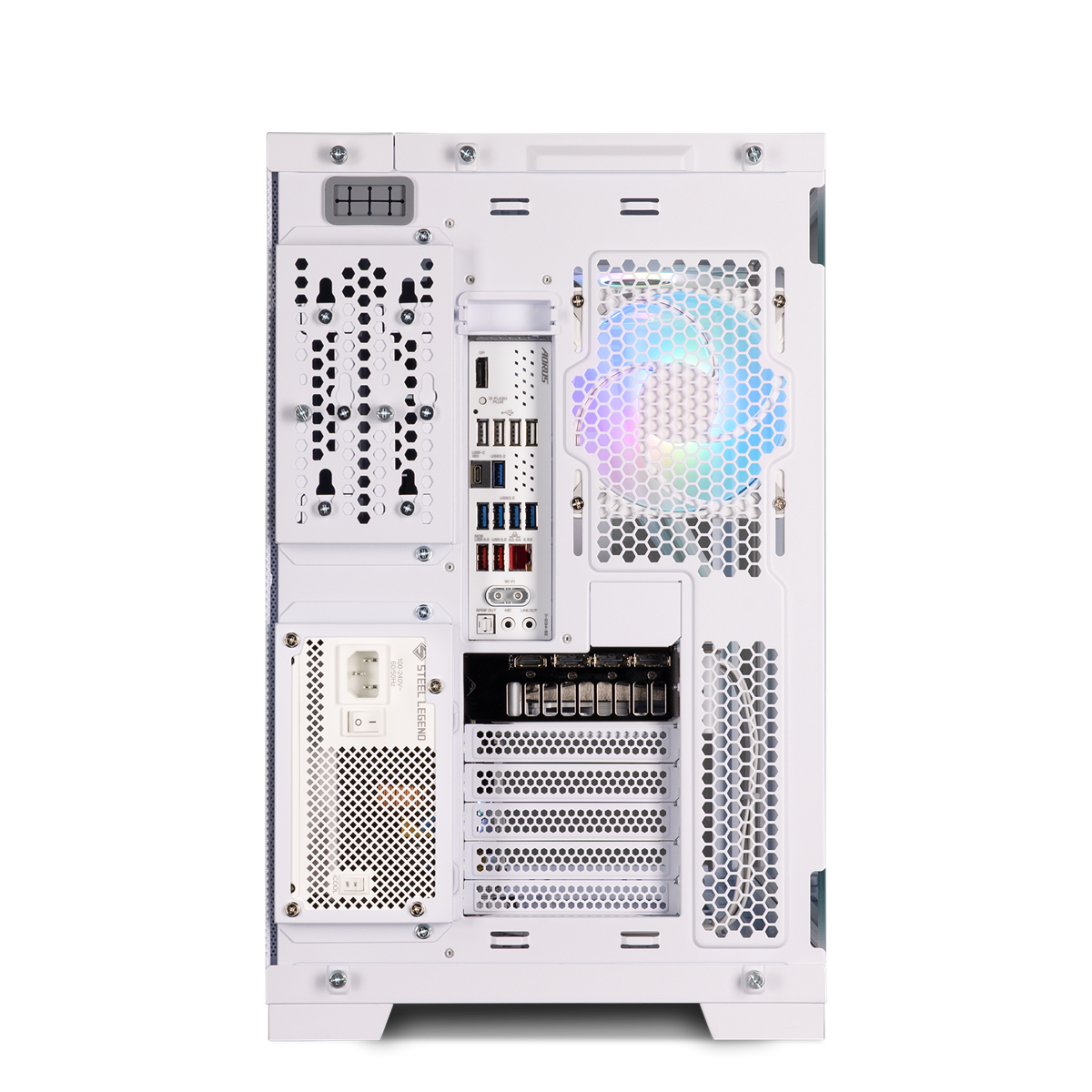The Vertex Ryzen 7 RTX 5080 White Gaming PC