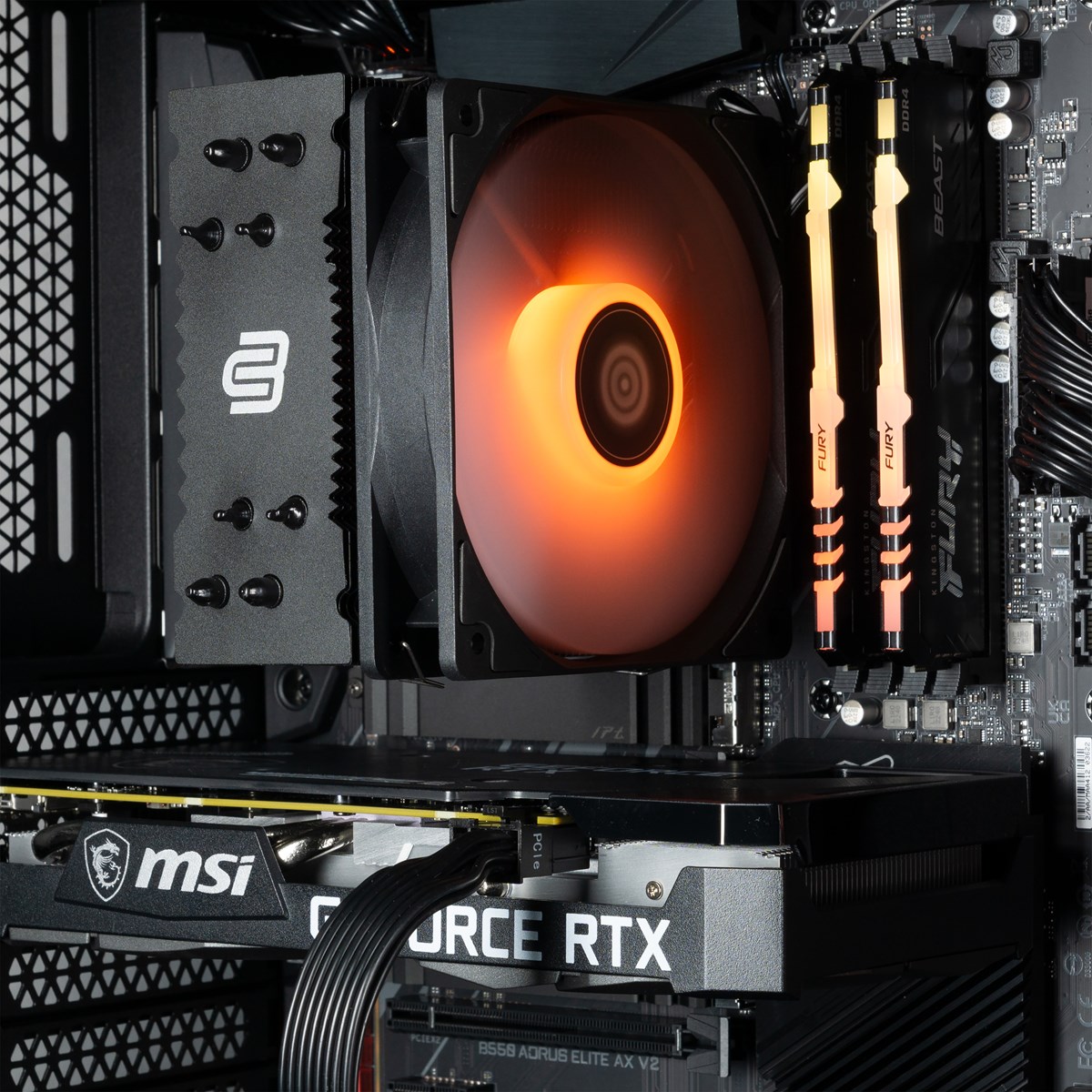 Evolution AMD Ryzen 5 RX 7600 Mid Tower Gaming PC