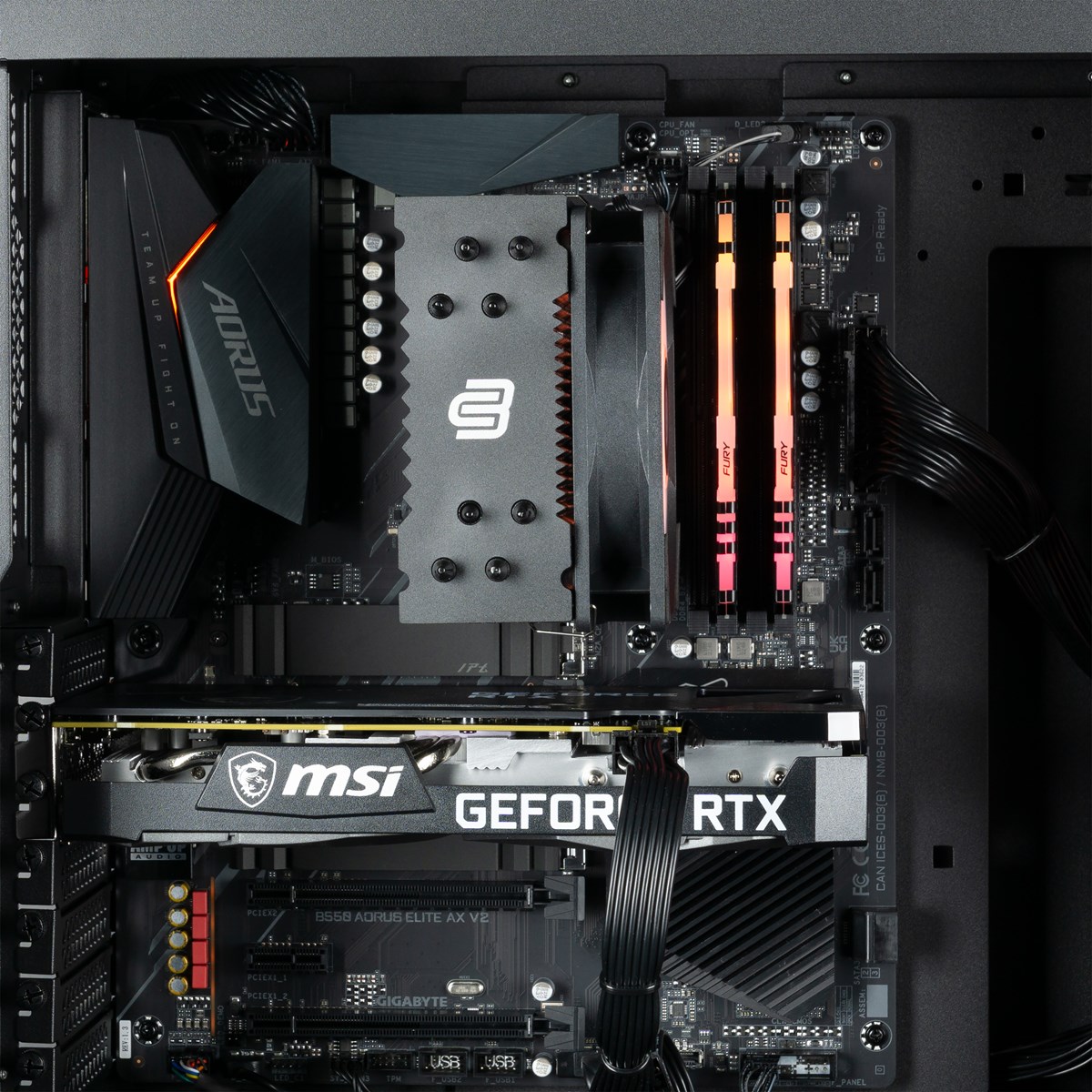 Evolution AMD Ryzen 5 RX 7600 Mid Tower Gaming PC