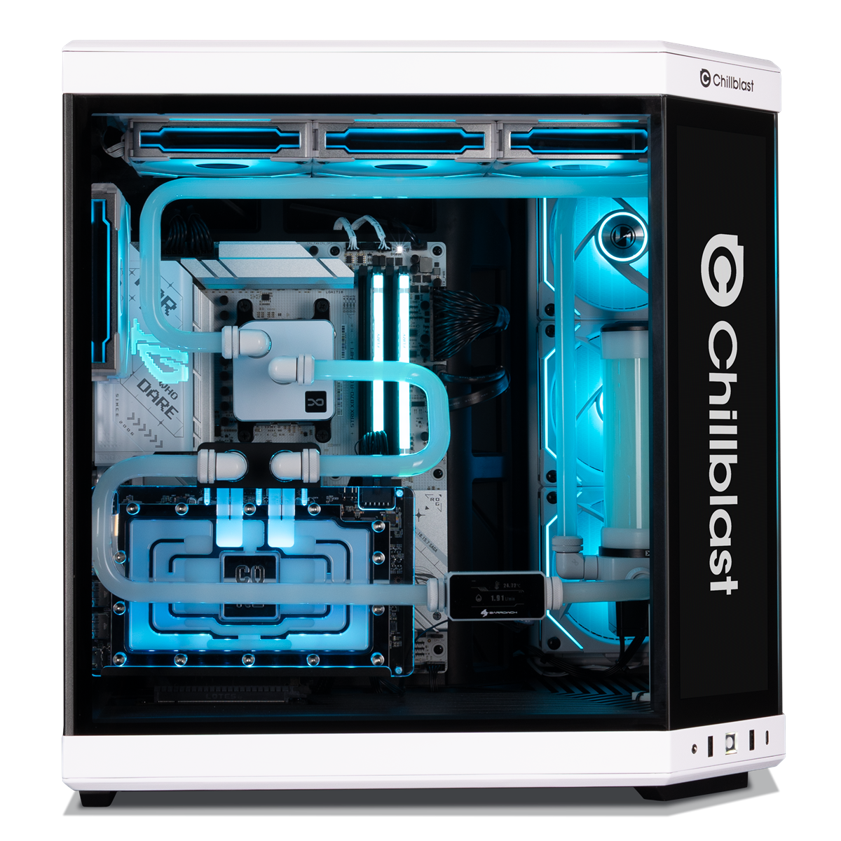 The Verge Ryzen 9 RTX 5090 Water Cooled Gaming PC