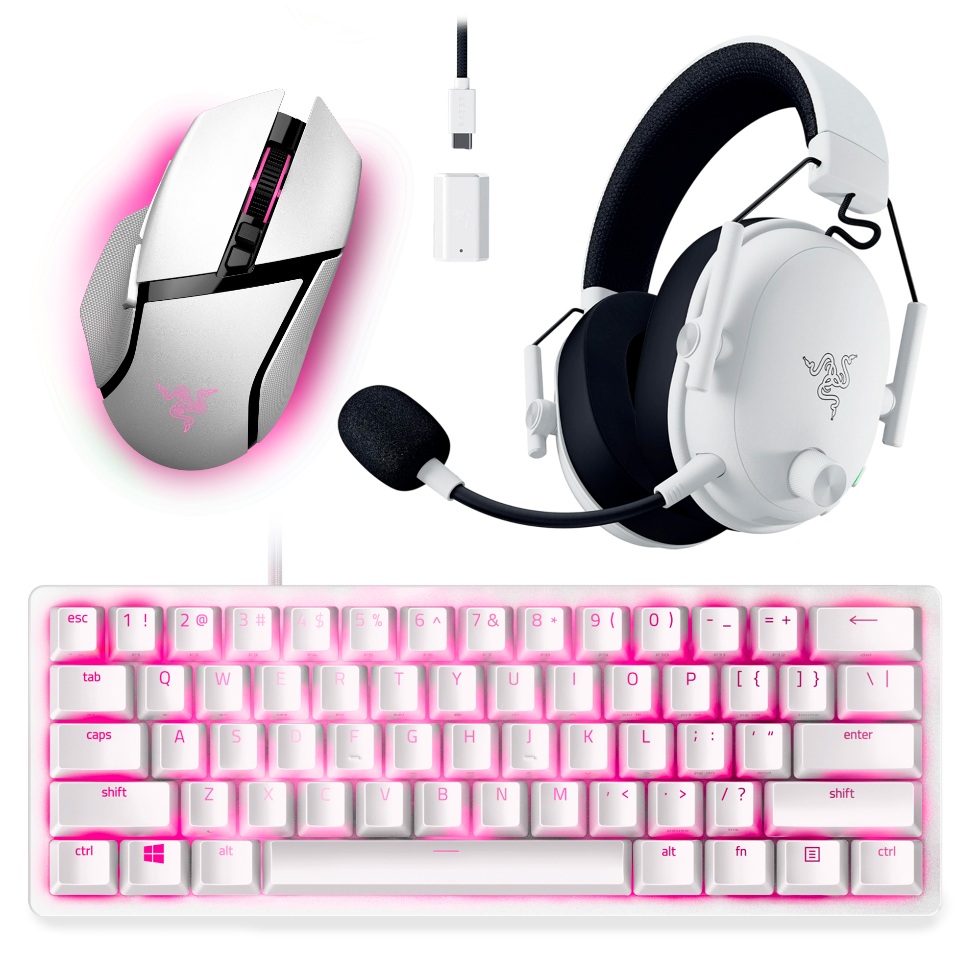 Sakura White Razer Peripheral Bundle - Chillblast