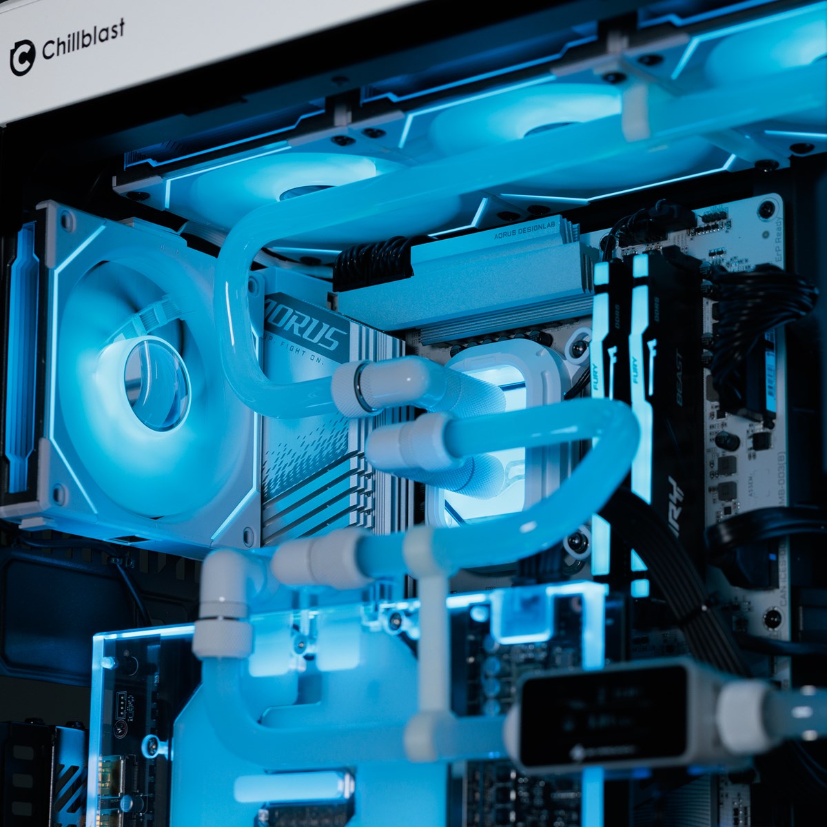 The Verge Core i9 RTX 5090 Water Cooled Gaming PC
