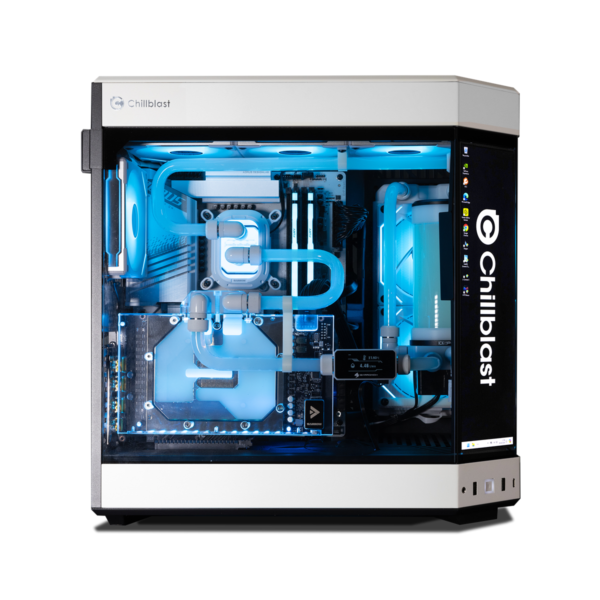 The Verge Core i9 RTX 5090 Water Cooled Gaming PC