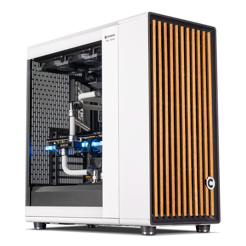 Vand Ryzen 9 RTX 5090 Water Cooled White Creator PC