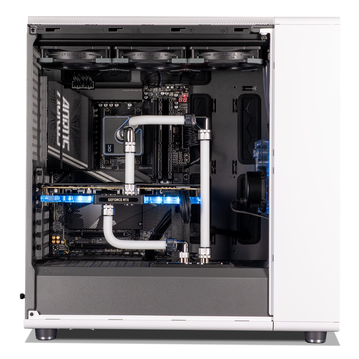 Vand Ryzen 9 RTX 5090 Water Cooled White Creator PC