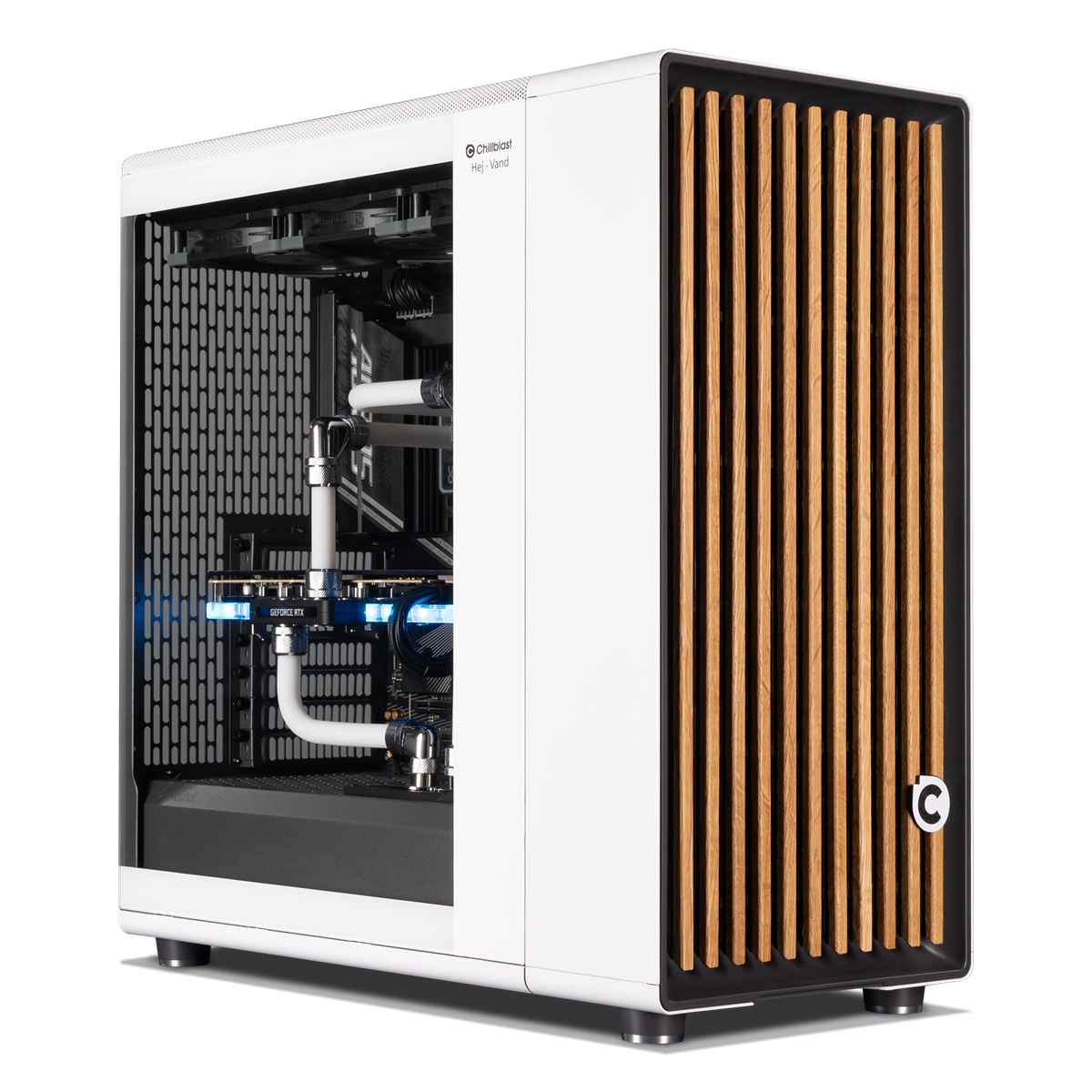 Vand Ryzen 9 RTX 5090 Water Cooled White Creator PC