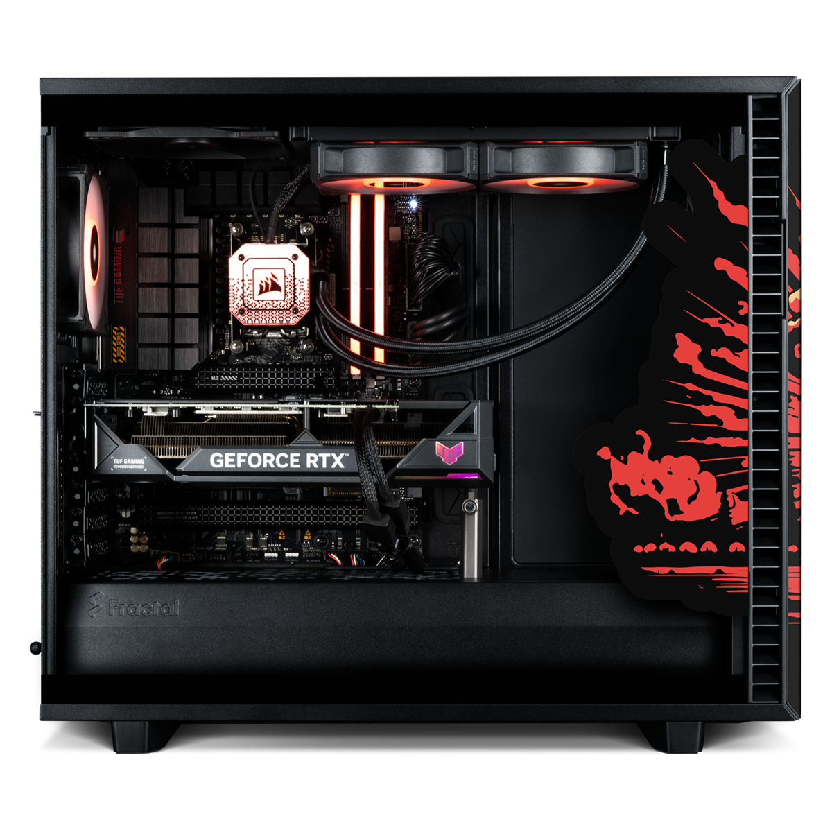 Atomic AMD Ryzen 7 RTX 4070 Ti SUPER 2TB SSD Gaming PC