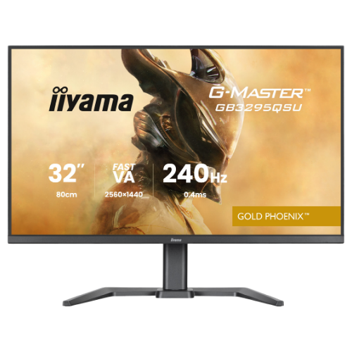 iiyama G-Master GB3295QSU 32" Fast VA Quad HD 240Hz 0.4ms Freesync Premium Height Adjustable Gaming Monitor
