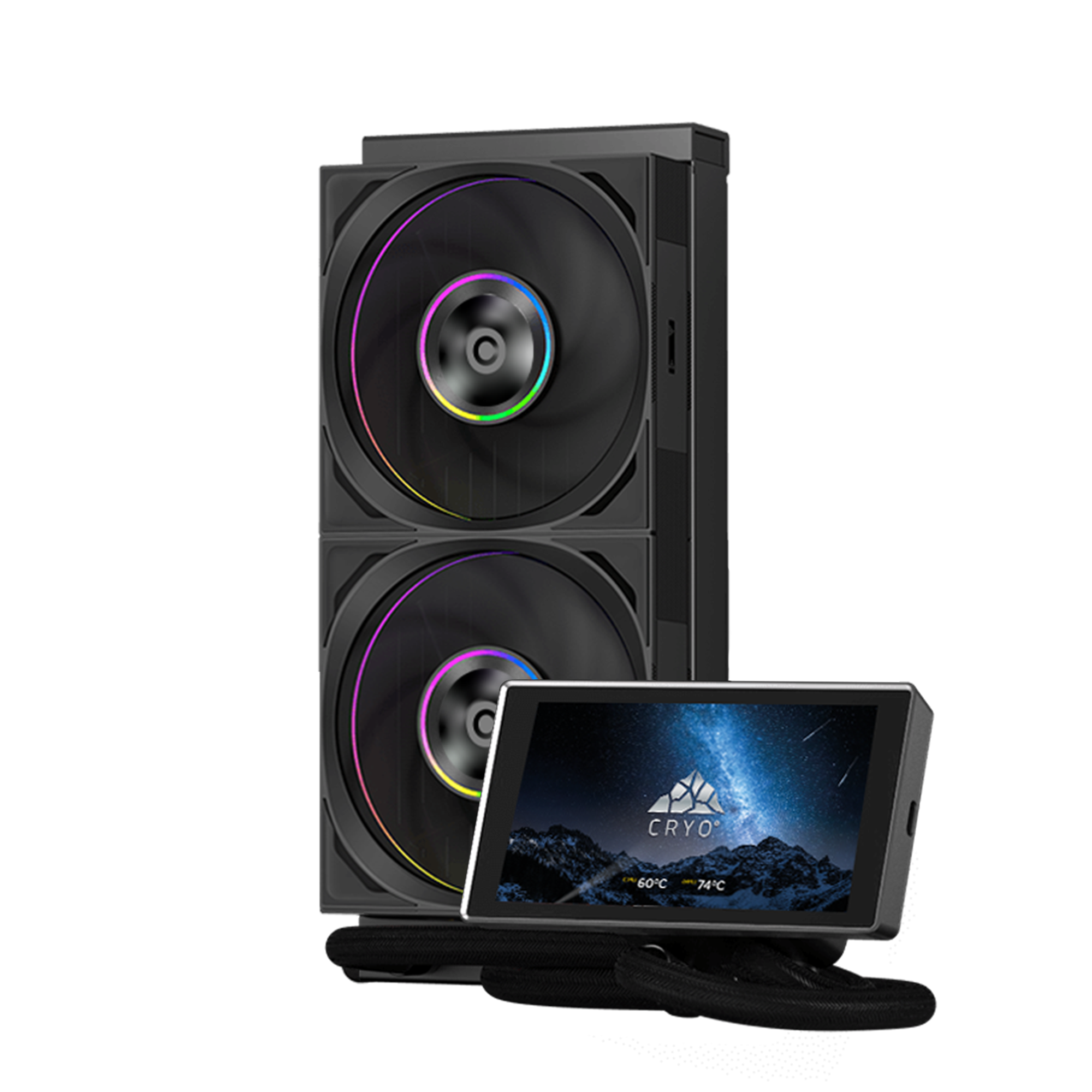 Chillblast Cryo Storm 240 ARGB AIO Cooler + Cryo Display 5 " Screen