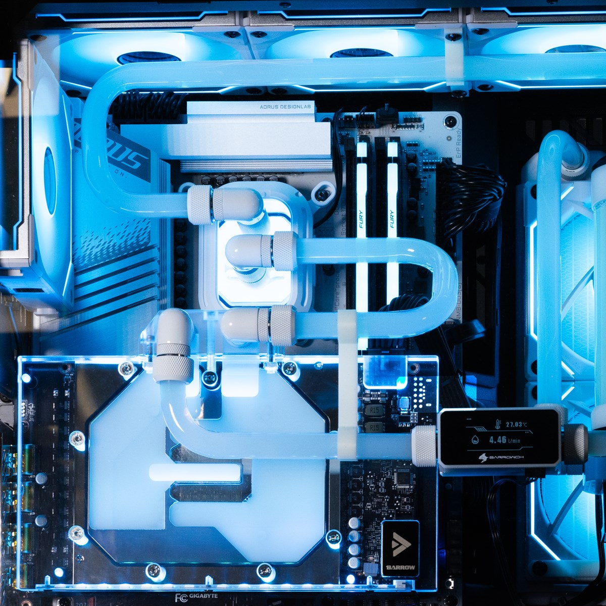 The Verge Core i9 RTX 5090 Water Cooled Gaming PC