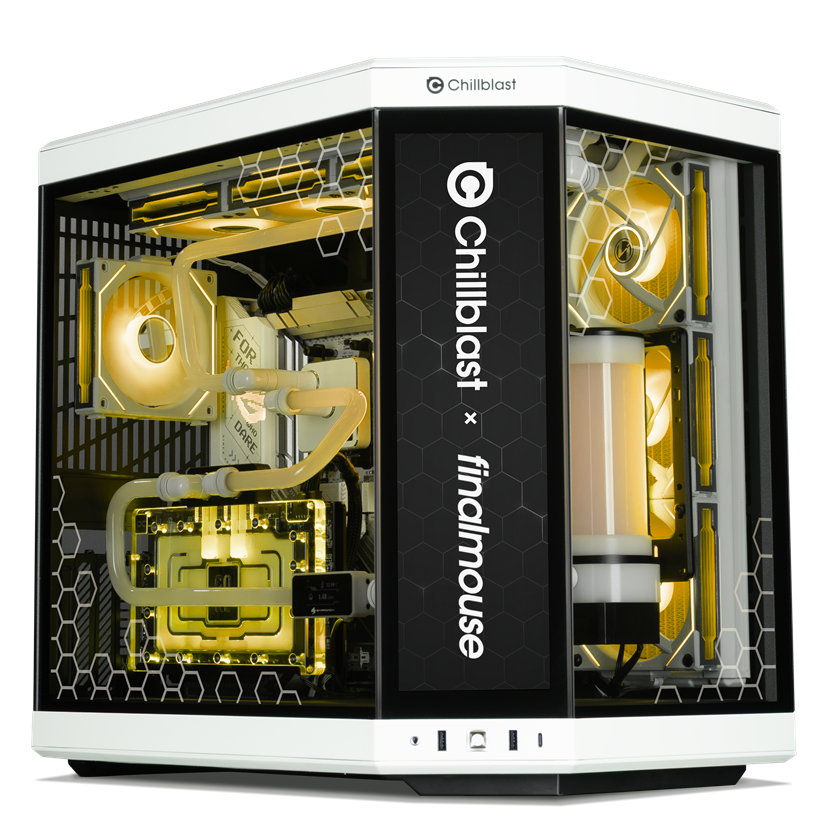 Verge x Finalmouse Ryzen 9 RTX 5090 Watercooled Gaming PC