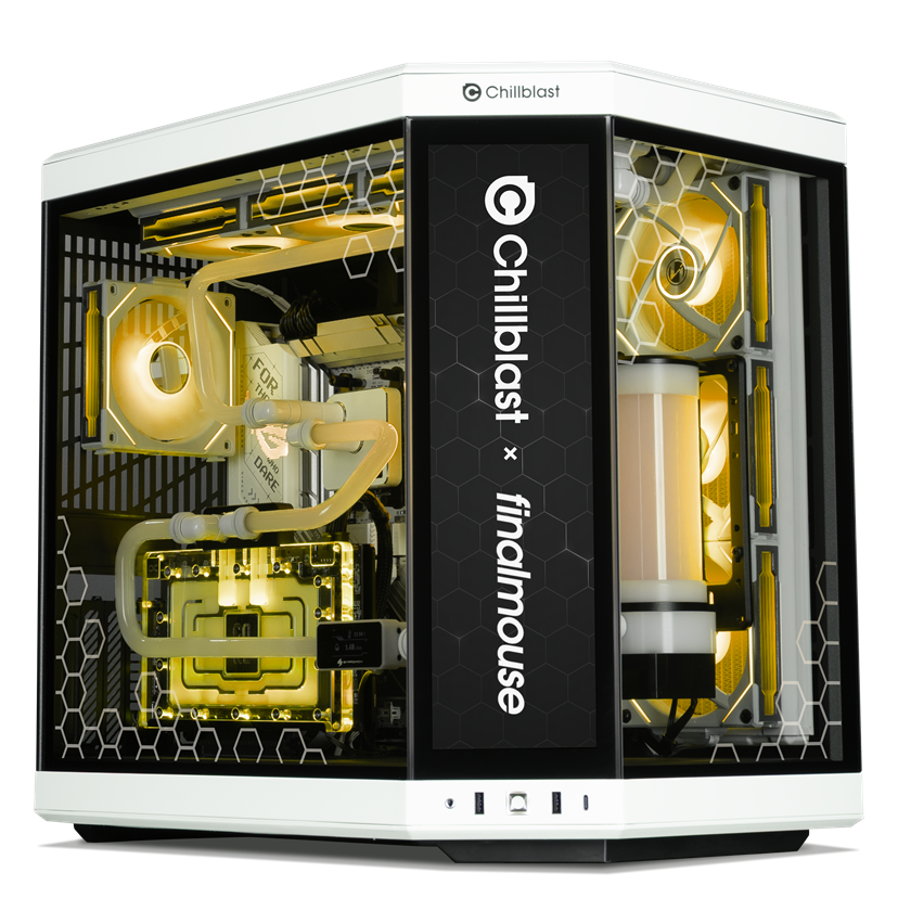Verge x Finalmouse Ryzen 9 RTX 5090 Watercooled Gaming PC