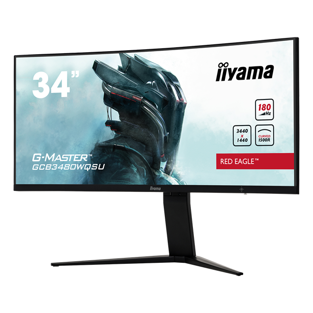 iiyama G-Master GCB3480WQSU 34 inch UWQHD 180Hz VA Curved Gaming Monitor