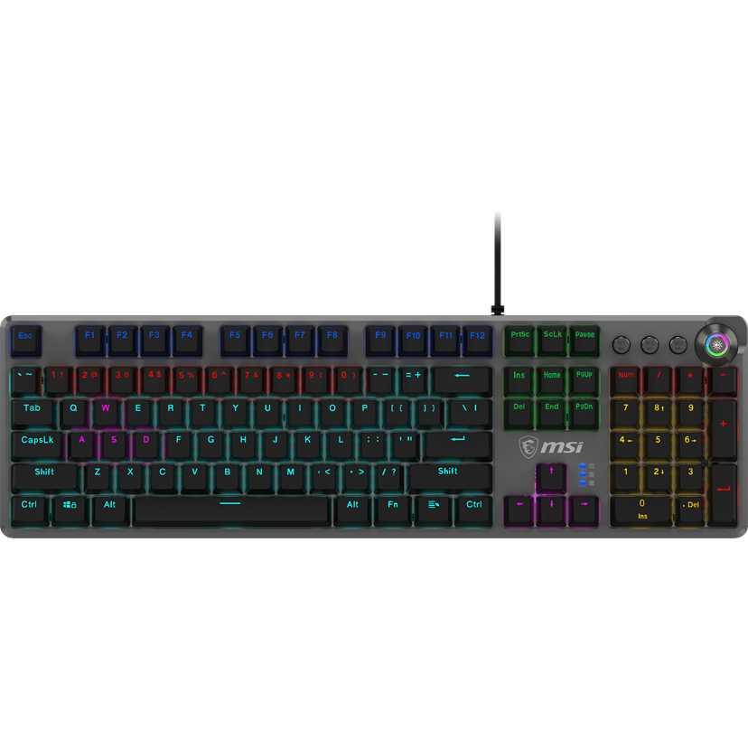MSI FORGE GK310 Gaming Keyboard with Red Switches