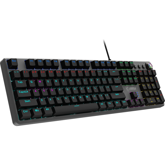 MSI FORGE GK310 Gaming Keyboard with Red Switches