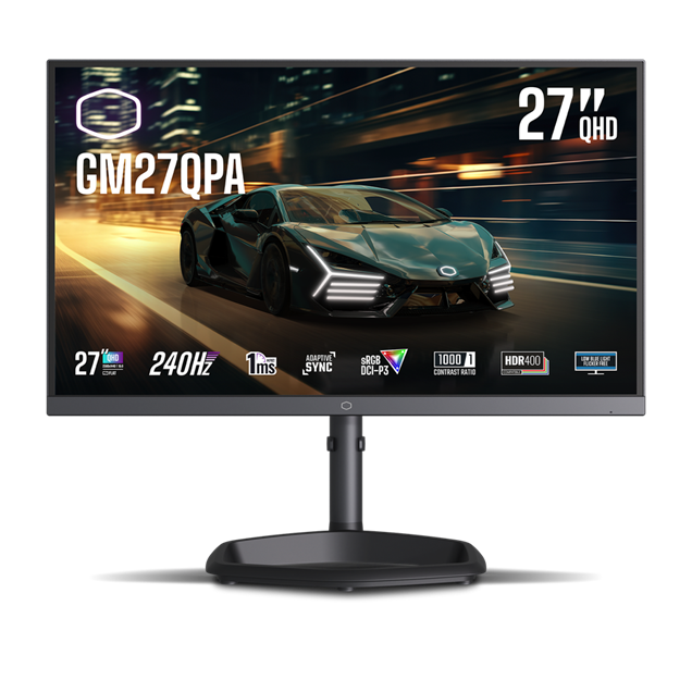 Cooler Master GM27QPA 27 inch QHD 240Hz IPS Gaming Monitor