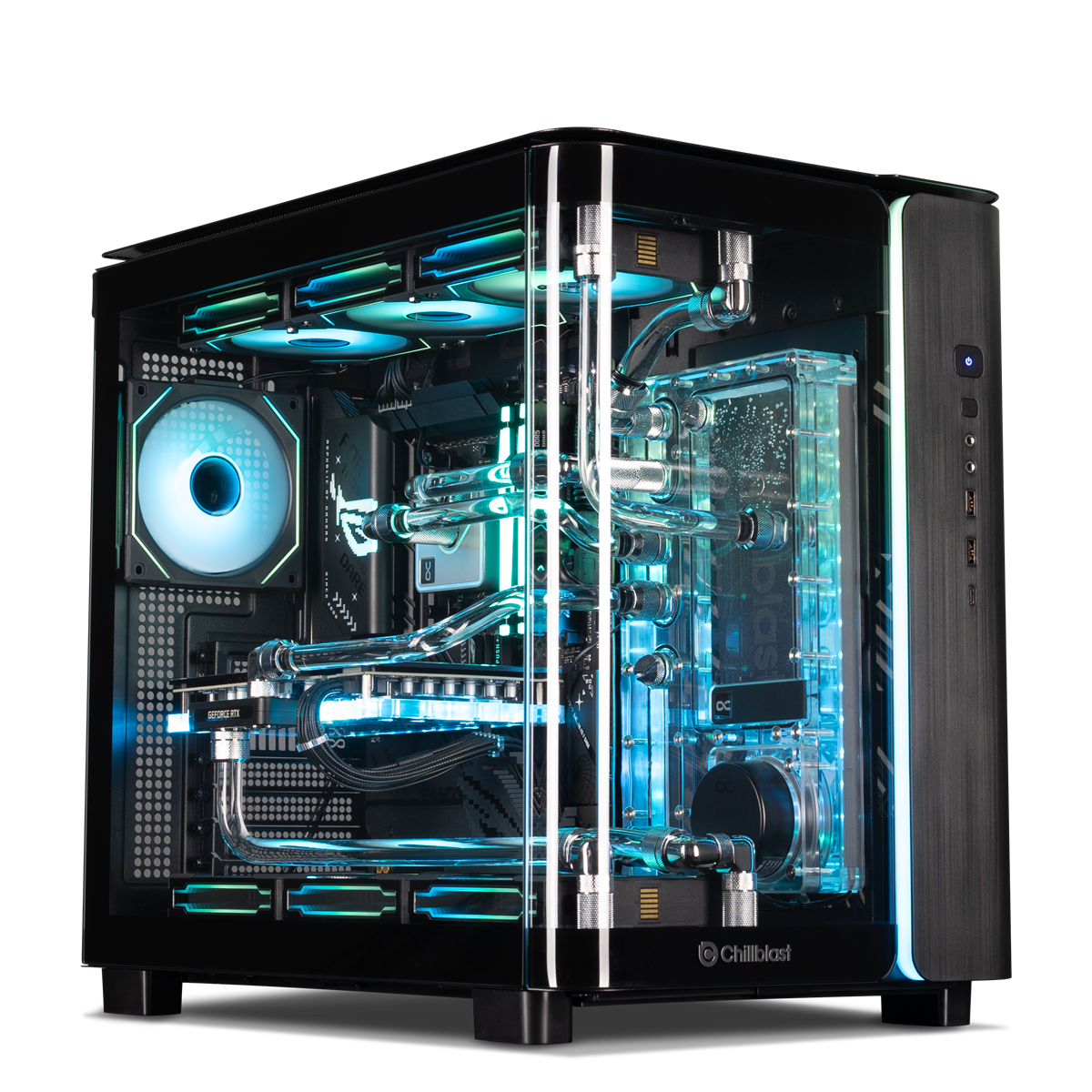 Poseidon Ryzen 9 RTX 5090 Water Cooled Gaming PC