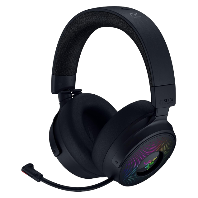 Razer Kraken V4 Pro Wireless Gaming Headset with Control Hub in Black