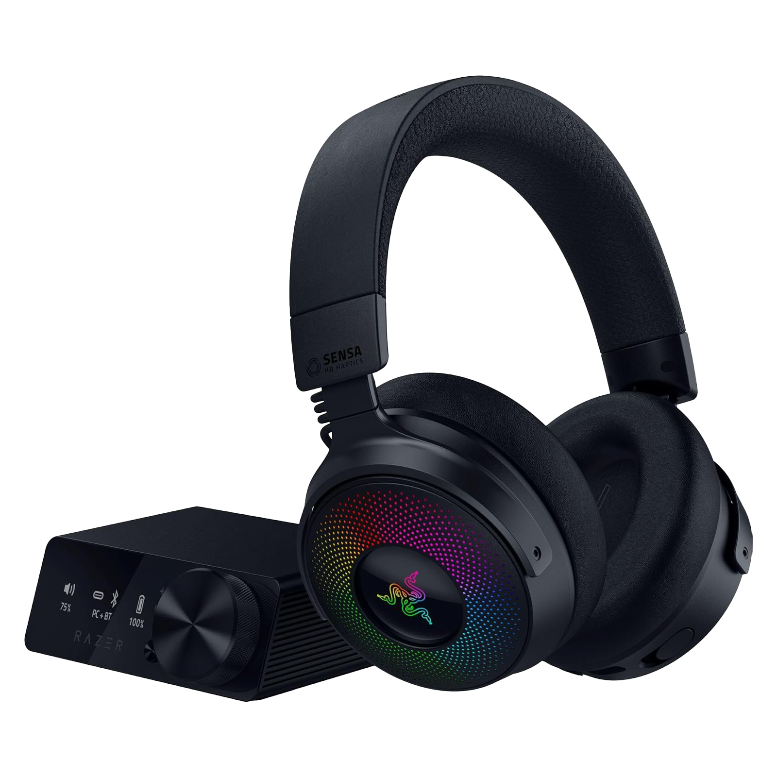 Razer Kraken V4 Pro Headset Wired & Wireless Head-band Gaming USB Type-A Bluetooth Black