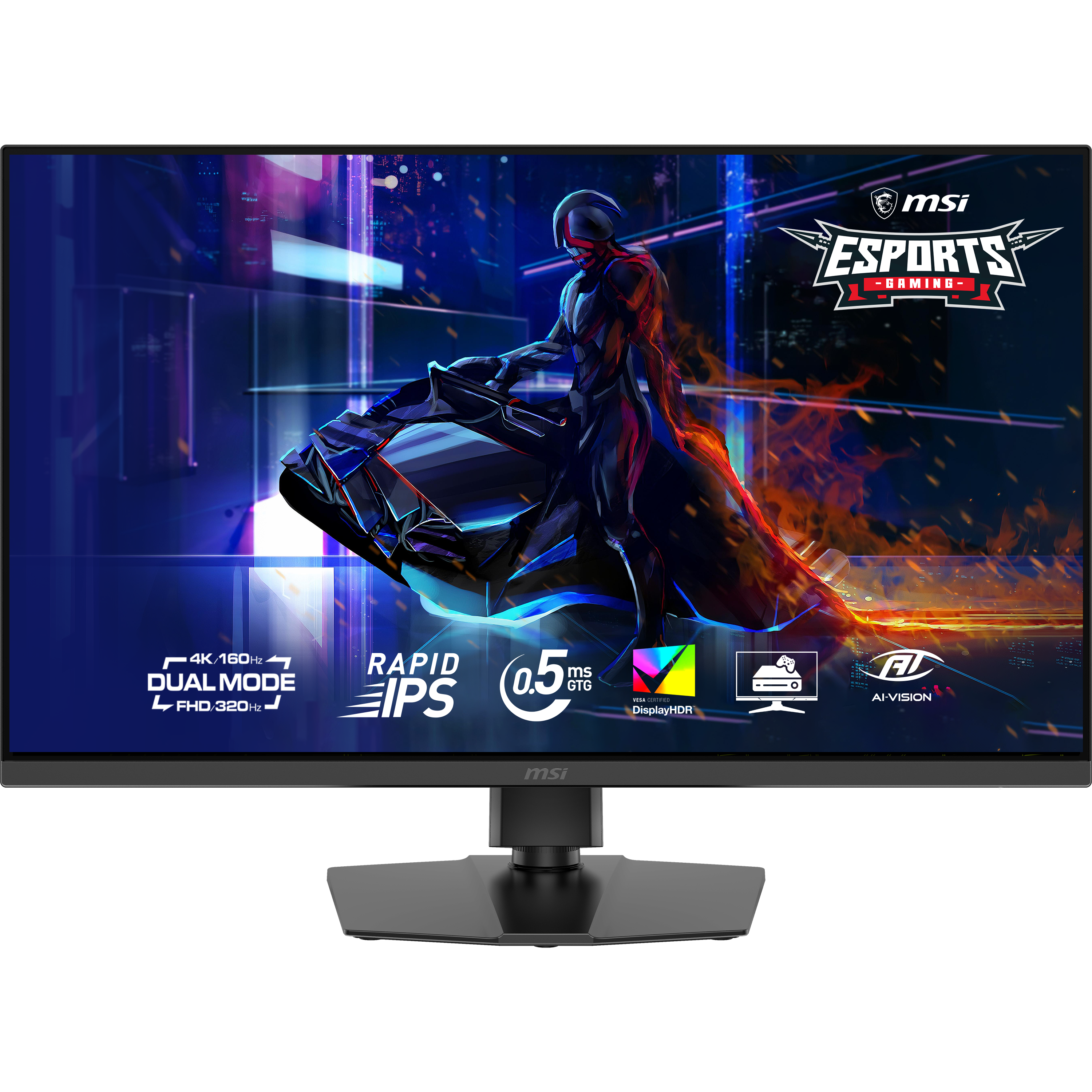 MSI MAG 322URDF E16 32" 3840x2160 (UHD) Dual Mode (160Hz > 320Hz) Rapid IPS 1ms FreeSync Premium HDMI 2.1 Widescreen Gaming Monitor