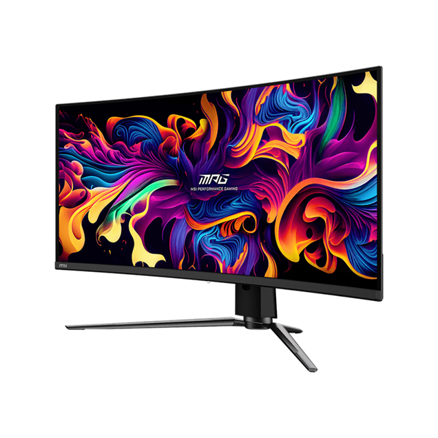 MSI MAG 341CQP QD Ultra Wide Quad HD 34" Curved OLED Gaming Monitor - Black