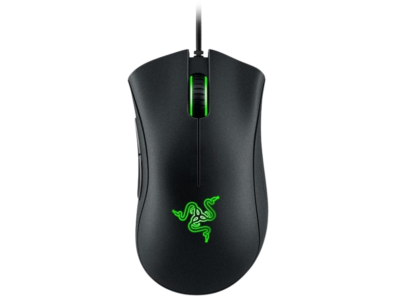 Razer Deathadder Essential Ergonomic USB Optical Wired Gaming Mouse - Black (RZ01-03850100-R3M1)